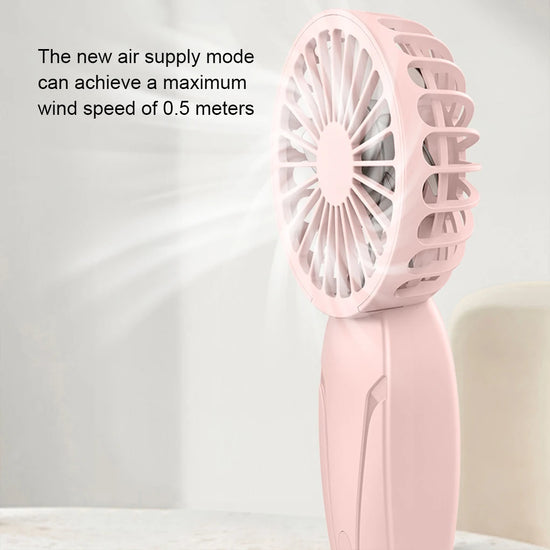 Travel Upgraded Portable Fan 3 Speed Silent Mini Handheld Fan USB Charging Handheld Small Fan for Kids Women Men Indoor Outdoor