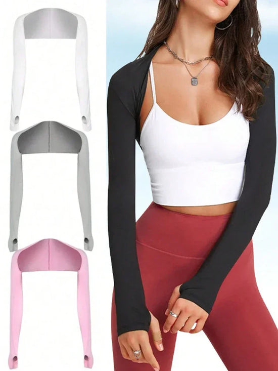 Outdoor Golf Sports Shawl Summer Thin Car Neck Sunscreen Integrated Shoulder Sleeves Cycling Sunshade Sleeves