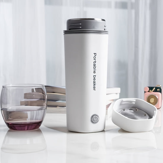 1pc 350ML Rapid Boil Electric Kettle - Fast Heating, Detachable US Plug, Automatic Shut-Off, Portable for Business Trips, Travel, Office, Home Use - Compact, Safe, and Energy Efficient